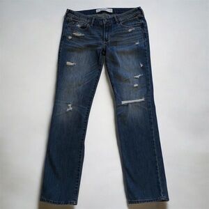 Abercrombie & Fitch "The A&F Skinny" Distressed Jeans